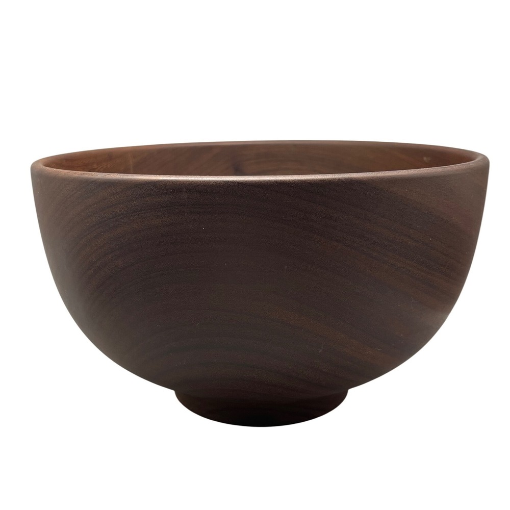 Large Vintage Mid Century Denmark Teak Bowl MCM